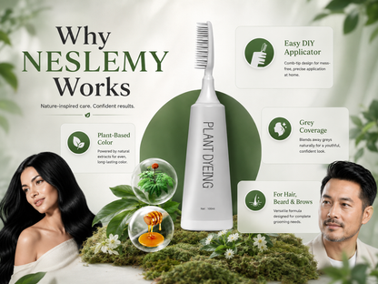 📢📢Buy 1 Get 1 Free – Last Day! ⏰Plant-Based Comb Hair Dye