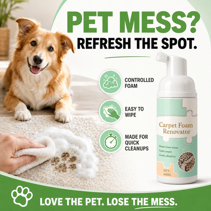 ✨BUY 1 GET 1 FREE✨ Waterless Carpet Foam Stain Remover🧽 Instant Deep Clean🔥 Remove Tough Stains Fast🚀