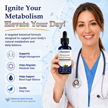 🌟 BUY 1 GET 1 FREE-Cheemex® Metabolic Navel Drops — 30-Second Daily Metabolic & Waistline Support