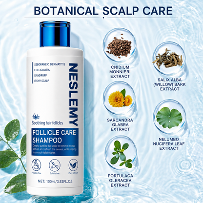 ✨BUY 1 GET 1 FREE✨ NESLEMY  Folliculitis Shampoo for Itchy, Flaky & Oily Scalp!