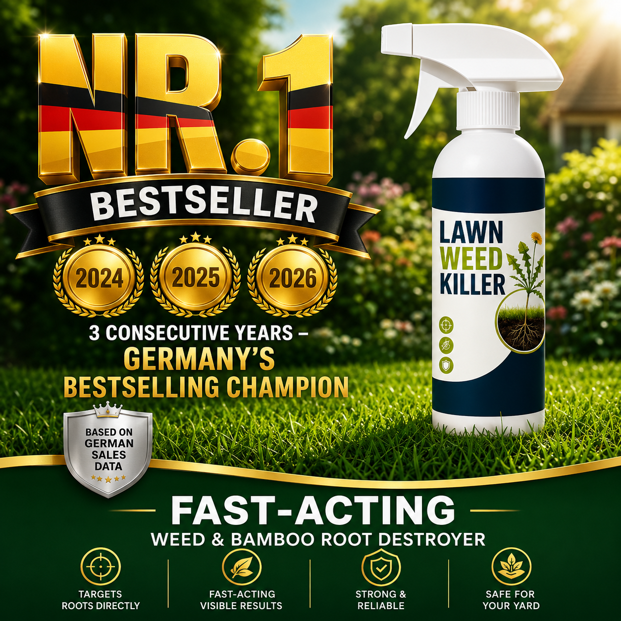 🔥 Buy 1 Get 1 Free 🌿 Powerful Garden Weed Control Solution
