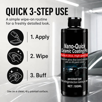 🔥 LIMITED-TIME SAVE 50%🔥Nano-Quick Ceramic Coating Spray – Deep Gloss Car Shine