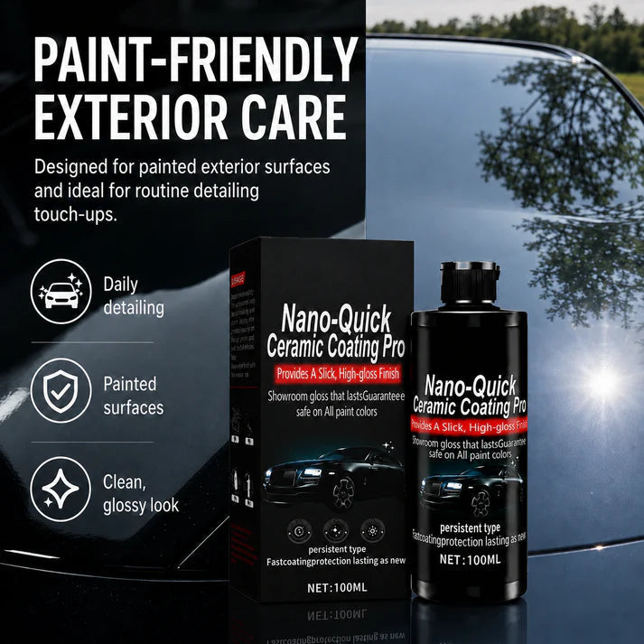 🔥 LIMITED-TIME SAVE 50%🔥Nano-Quick Ceramic Coating Spray – Deep Gloss Car Shine