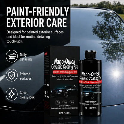 🔥 LIMITED-TIME SAVE 50%🔥Nano-Quick Ceramic Coating Spray – Deep Gloss Car Shine