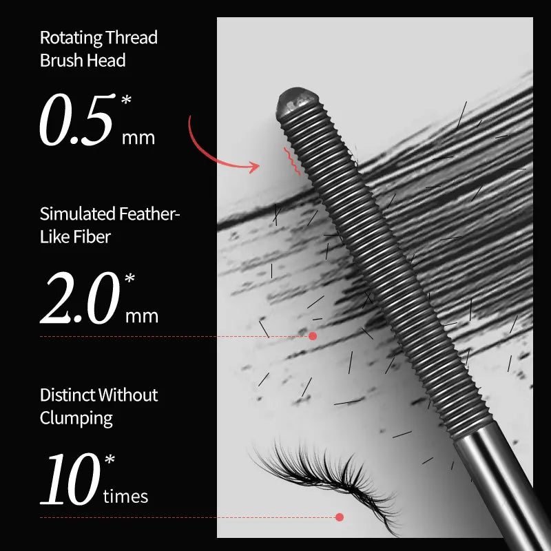 🔥 BUY 1 GET 1 FREE ✨ Precision Metal Wand Waterproof Mascara — Lift, Lengthen & Define Every Lash