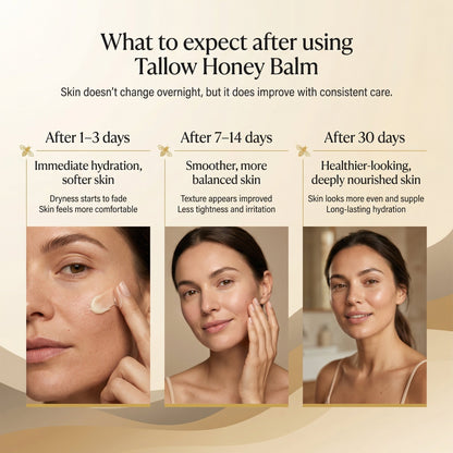 Organic Tallow Honey Balm to Help Erase Fine Lines, Wrinkles, and Age Spots