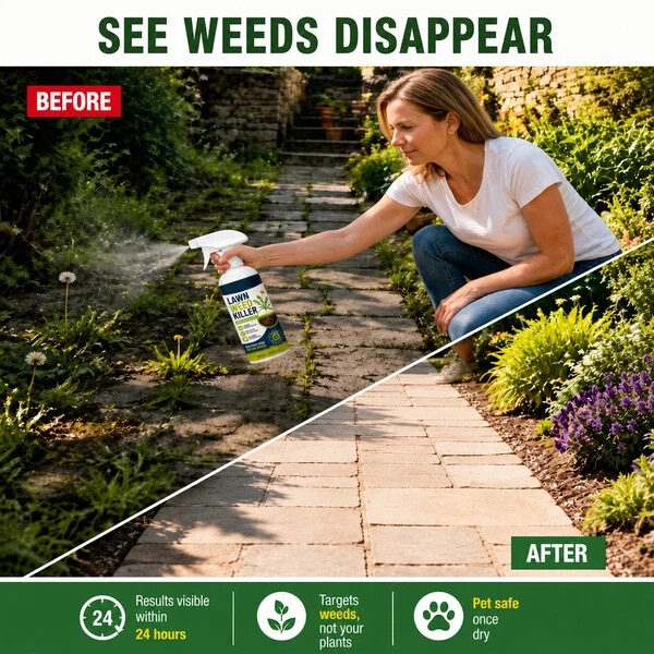 🔥 Buy 1 Get 1 Free 🌿 Powerful Garden Weed Control Solution