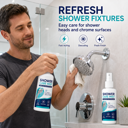 🔥Buy 1 Get 1 Free🚿 Fast-Acting Limescale Remover Spray for Showerheads and Faucets