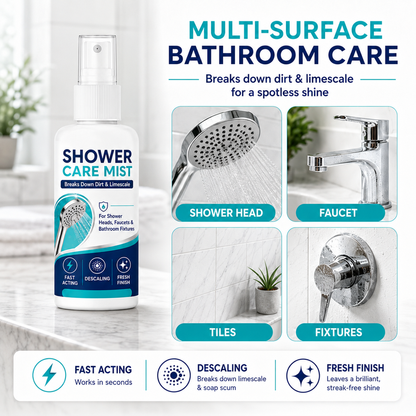 🔥Buy 1 Get 1 Free🚿 Fast-Acting Limescale Remover Spray for Showerheads and Faucets