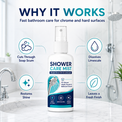 🔥Buy 1 Get 1 Free🚿 Fast-Acting Limescale Remover Spray for Showerheads and Faucets